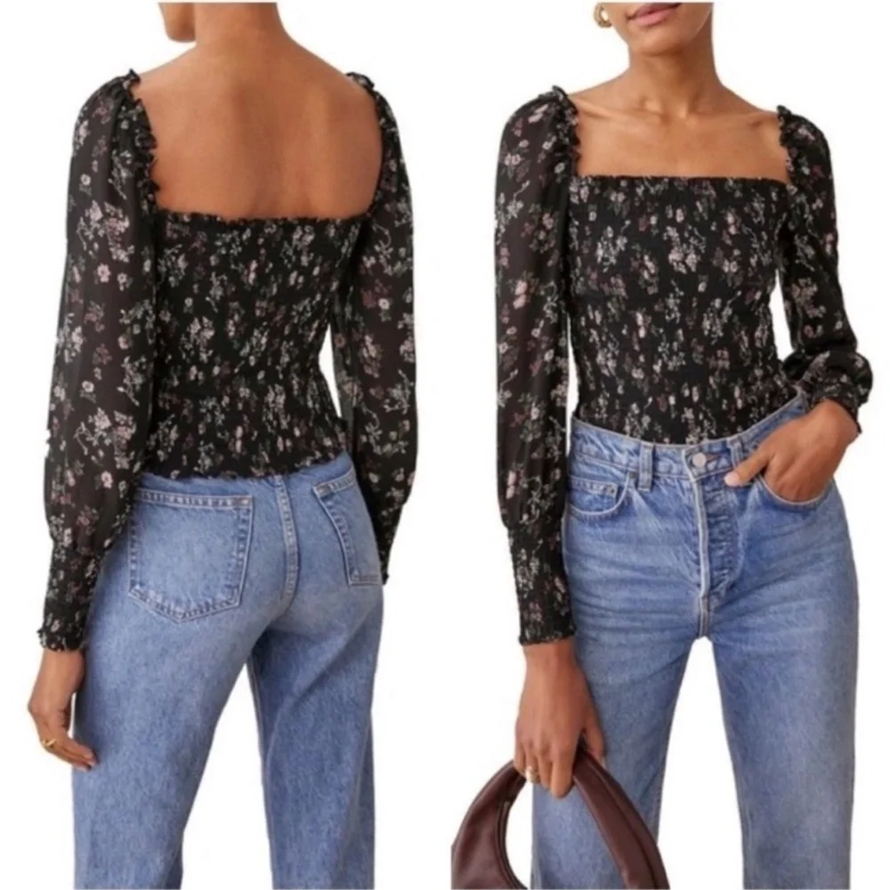 Reformation pinto top